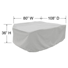 Load image into Gallery viewer, PFC594 - MEDIUM RECTANGLE DINING TABLE &amp; CHAIR COVER BY TREASURE GARDEN
