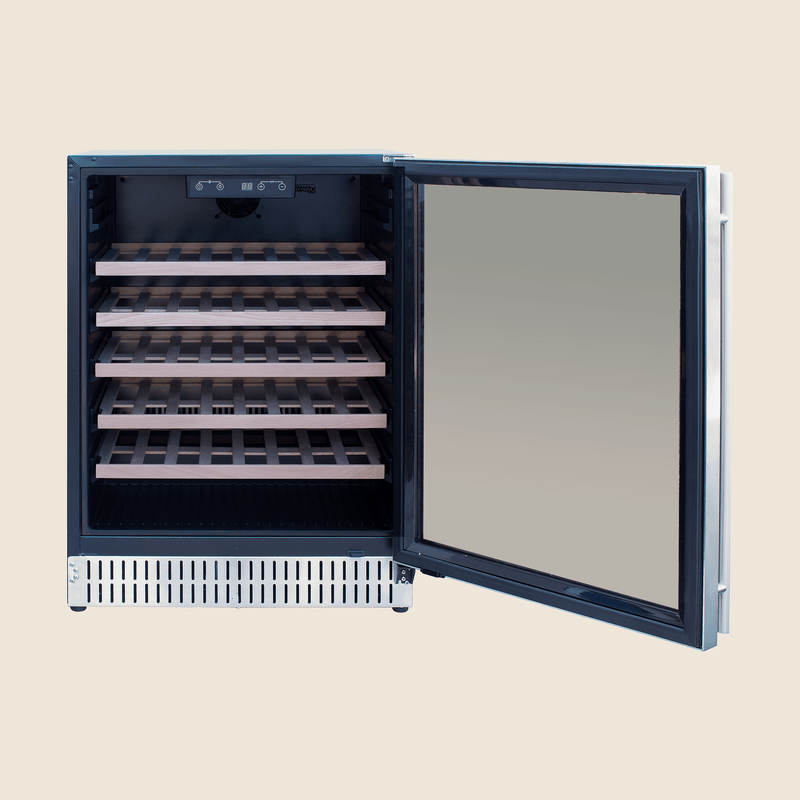 Summerset 24" 5.3 Cu. Deluxe Outdoor Wine Cooler - Single Zone