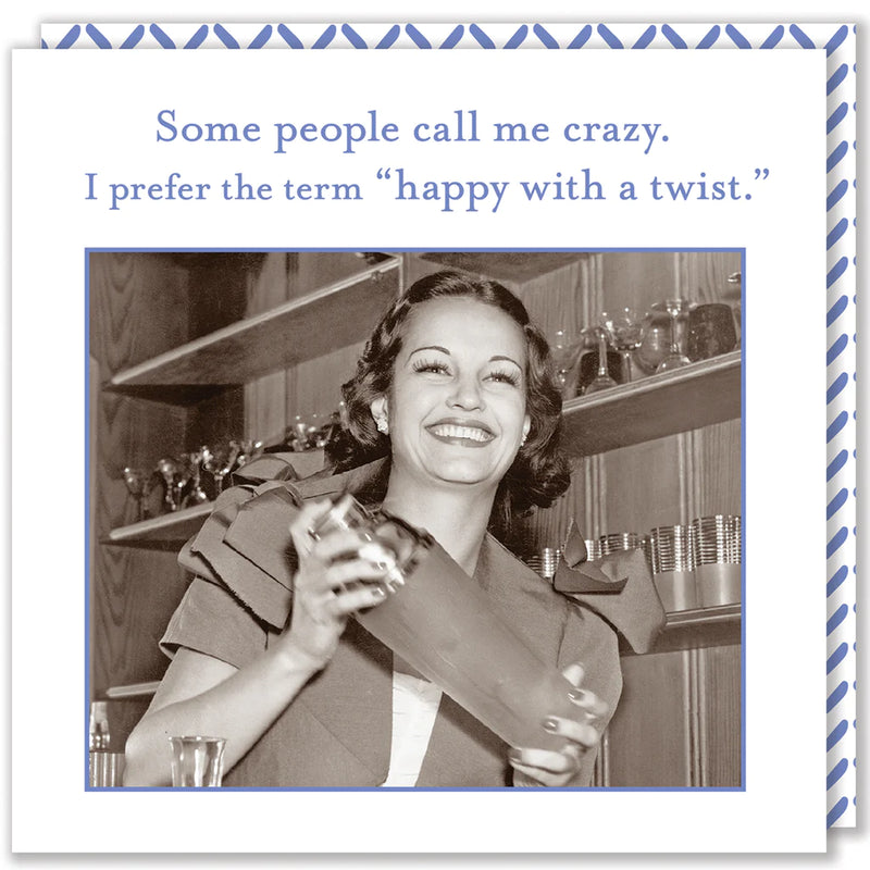Shannon Martin-Cocktail Napkins- Happy With A Twist