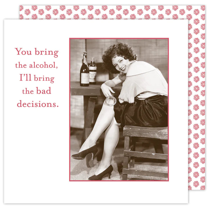 Shannon Martin-Cocktail Napkins- Bad Decisions