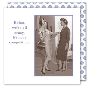 Shannon Martin-Cocktail Napkins- We're All Crazy
