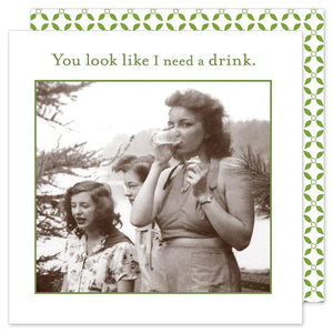 Shannon Martin-Cocktail Napkins-I Need A Drink