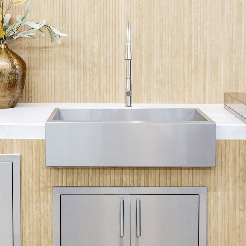 Summerset 32" Farmhouse Sink with Faucet