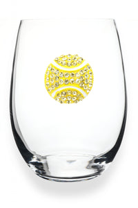 Stemless Wine Glass - Tennis Ball