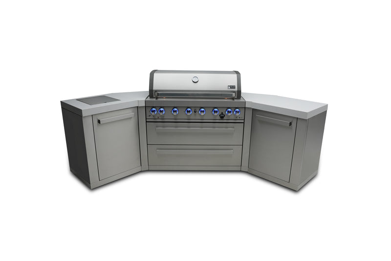 MONT ALPI 6-BURNER ISLAND WITH 45-DEGREE CORNERS-MAi805-45
