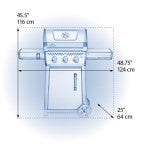 FREESTYLE 365 GAS GRILL-GRAY