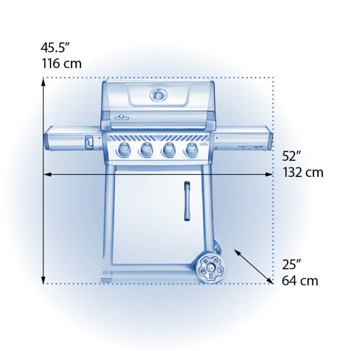 FREESTYLE 425 GAS GRILL-GRAY