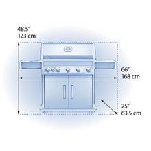 Load image into Gallery viewer, Napoleon Rogue XT 625 SIB Gas Grill with Infrared Side Burner -Black
