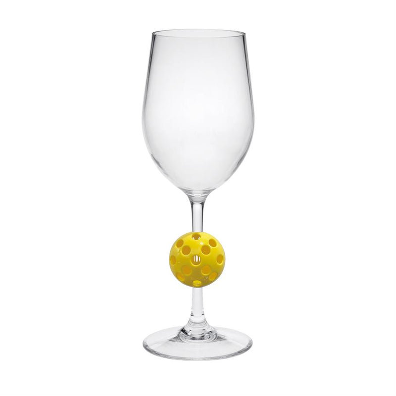 LeadingWare- 12 oz -Pickleball Stem Wine Glass
