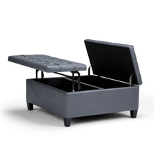 Load image into Gallery viewer, Harrison - Upholstered Coffee Table Storage Ottoman

