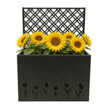 Load image into Gallery viewer, Tall Planter Raised Garden Bed With Trellis
