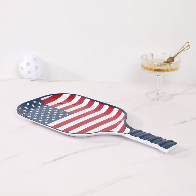 Supreme Housewares - American Flag 15 3/4" Melamine Paddle Tray