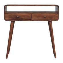Load image into Gallery viewer, Solid Wood Curved Console Table
