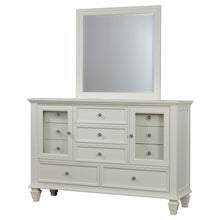 Load image into Gallery viewer, Dennis - 11 Drawer Dresser With Mirror - Cream White
