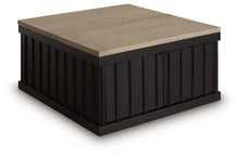 Load image into Gallery viewer, Rylandyn - Lift Top Cocktail Table - Black / Light Brown
