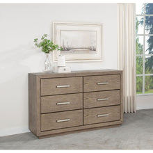 Load image into Gallery viewer, Gibbons - 6 Drawer Dresser With Ample Storage - Brown

