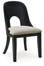 Load image into Gallery viewer, Rowanbeck - Dining Upholstered Side Chair (Set of 2) - Gray / Black

