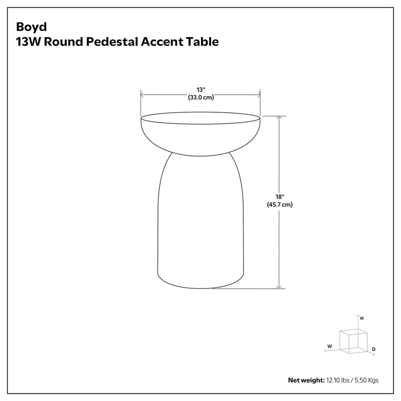 Boyd - Handcrafted Accent Table