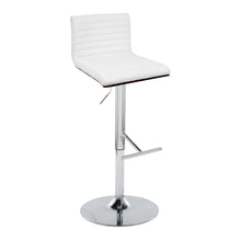 Load image into Gallery viewer, Mason - Contemporary Adjustable Barstool &amp; Swivel With Straight T Footrest (Set of 2)
