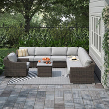 Load image into Gallery viewer, Stylish Sofa Seating Group With Cushions Perfect For Outdoor Gatherings
