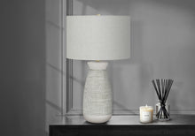 Load image into Gallery viewer, Lighting, Table Lamp, Ceramic, Contemporary - Gray
