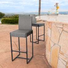 Load image into Gallery viewer, Outdoor Barstool With Hand Crafted Details (Set of 2)
