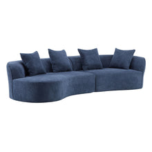 Load image into Gallery viewer, Elegant Curved Sectional Sofa With Full Foam Comfort
