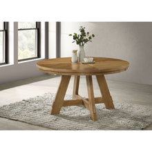 Load image into Gallery viewer, Kent - Round Dining Table - Brown Oak
