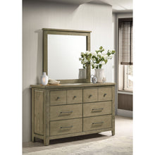 Load image into Gallery viewer, Pelton - 6 Drawer Dresser With Mirror - Oak
