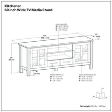 Load image into Gallery viewer, Kitchener - Handcrafted TV Media Stand
