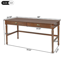 Load image into Gallery viewer, Modern Writing Desk With Drawers For Home Office
