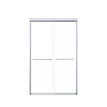 Load image into Gallery viewer, Modern Semi Frameless Double Sliding Shower Door
