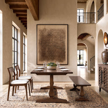 Load image into Gallery viewer, Whitmore - Trestle Dining Table - Dark Brown
