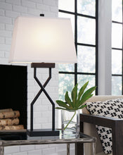 Load image into Gallery viewer, Brookthrone - Metal Table Lamp (Set of 2) - Black
