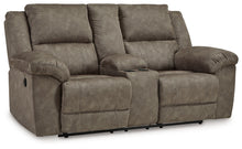 Load image into Gallery viewer, Laresview - Dbl Reclining Loveseat with Console - Fossil
