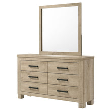 Load image into Gallery viewer, Sansome - 6 Drawer Dresser With Mirror - Oak
