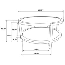 Load image into Gallery viewer, Isbell - Round Table With Storage Shelf
