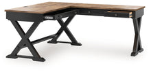 Load image into Gallery viewer, Wildenauer - 4 Pc. - Home Office Desk And Return, Swivel Desk Chair, Bookcase - Brown / Black
