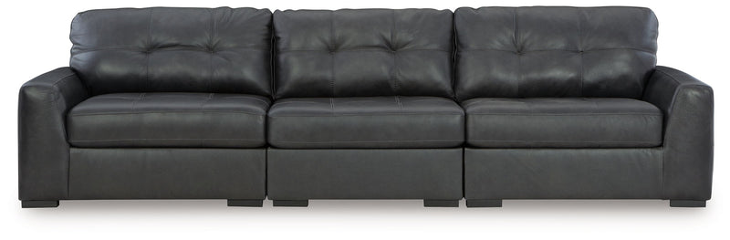 Brindley Pier - 3-Piece Sectional Sofa - Fog