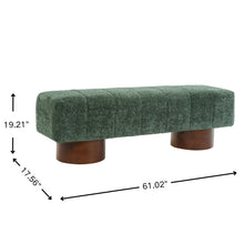 Load image into Gallery viewer, Modern Upholstered Dining Bench
