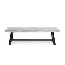 Load image into Gallery viewer, Tranquilizer - Outdoor Acacia Wood Bench With Slat Panel Design
