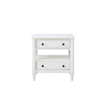 Load image into Gallery viewer, Open Nightstand With 2 Drawers
