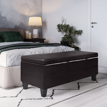 Load image into Gallery viewer, Afton - Large Storage Ottoman Bench
