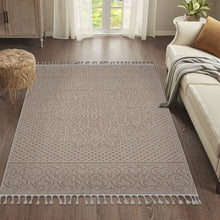 Load image into Gallery viewer, Guros - 8' X 10' Medallion Indoor / Outdoor Area Rug - Beige
