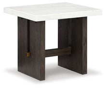 Load image into Gallery viewer, Burkhaus - Rectangular End Table - White / Dark Brown

