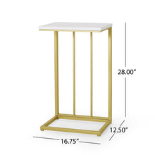 Load image into Gallery viewer, Modern Glam C - Shape End Table
