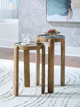 Load image into Gallery viewer, Jossor - Accent Table Set (Set of 2) - Light Brown
