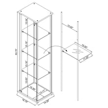 Load image into Gallery viewer, Crestwood - 3 Shelf Curio Cabinet
