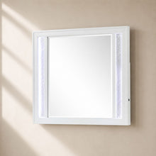 Load image into Gallery viewer, Abigale - Mirror For Dresser Top Made With LED (Includes Only Mirror) - White
