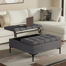 Load image into Gallery viewer, Laura - Lift Top Storage Ottoman
